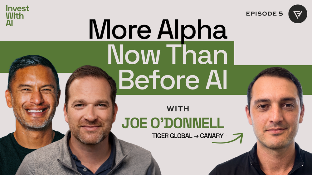 Canary CEO &amp; Ex-Tiger Global PM: How Bad AI Is Leaving Alpha on the Table