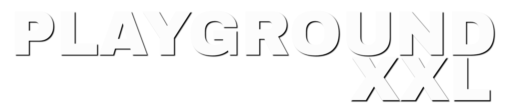 Playground XXl logo featuring the word “Playground xxl” in bold lettering.