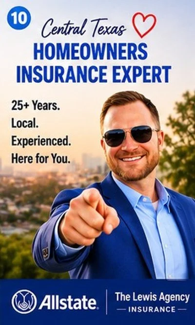 Chris Lewis of The Lewis Agency sharing homeowners insurance expertise with Central Texas homeowners