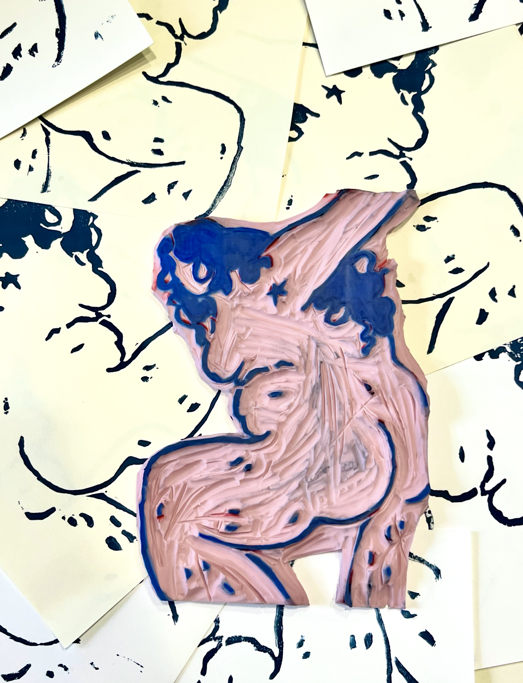 Starmpit (2023)
Linocut Print