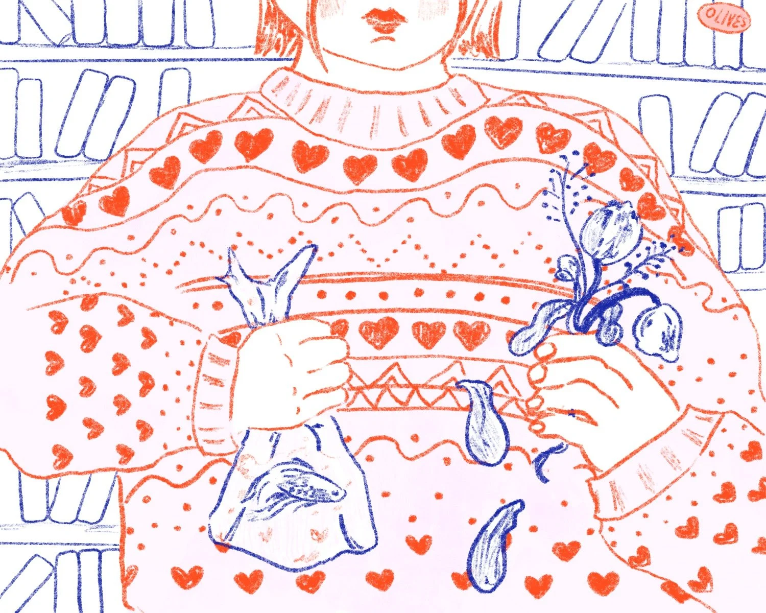 Illustration for "The Autumnal Lovers’ Lament" published in The Sophian