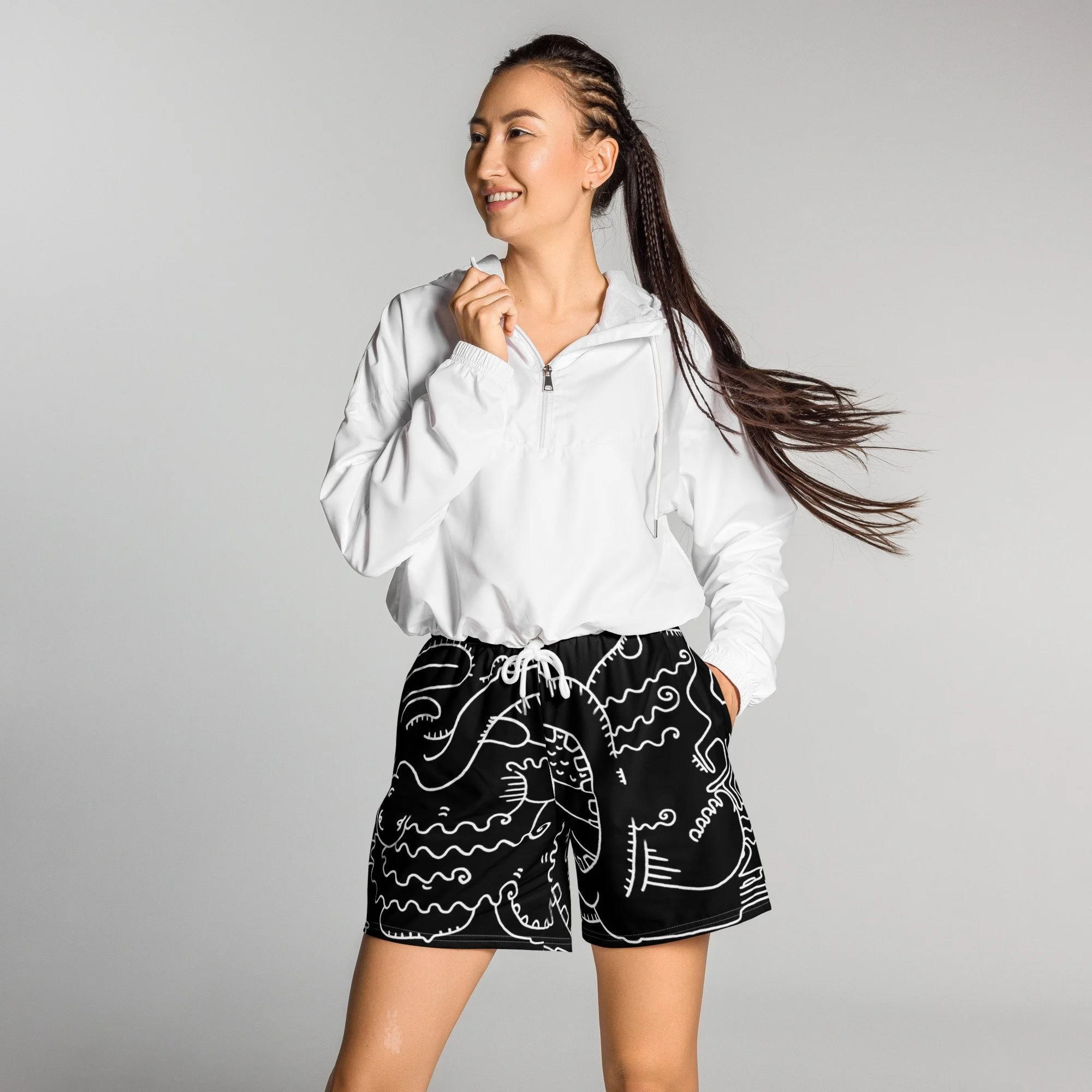 FLOW NUUDLE Athletic Shorts