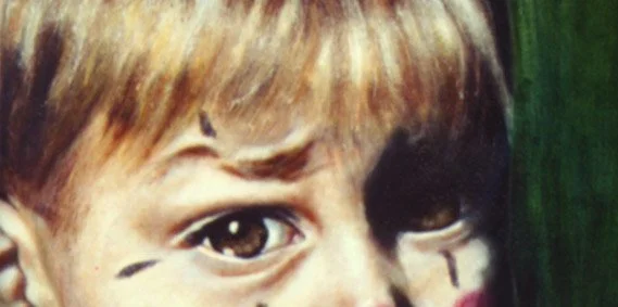 Close up of Oil Painting