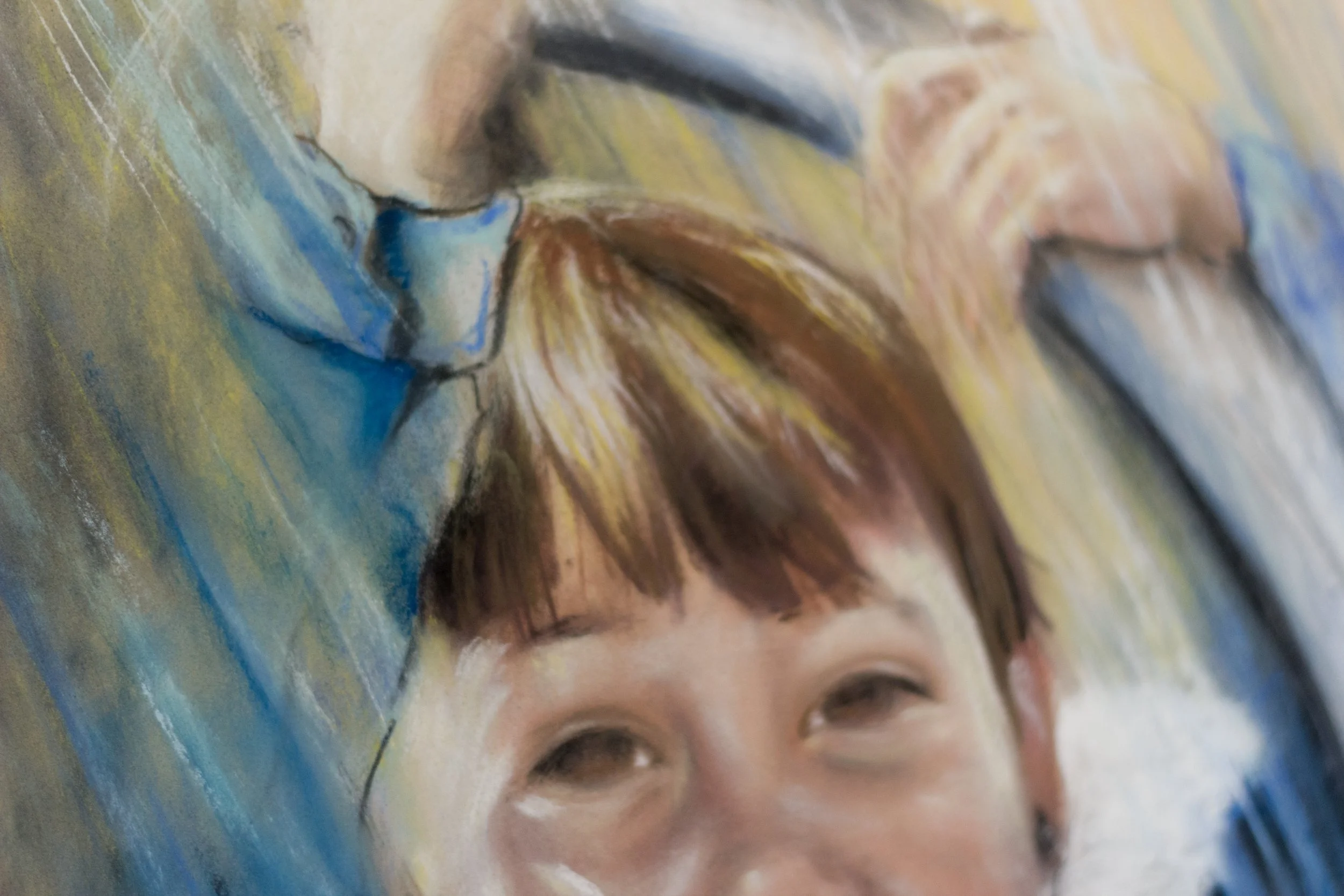 Close up of Large Pastel