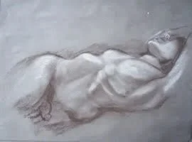 Reclining Figure — Pastel
Pastel on paper