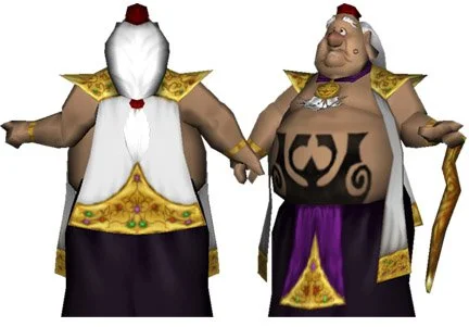 Mark of Kri - Textured this character, animal characters, and some environment assets to match the Creative Lead's visual direction. Used Maya and Photoshop for texture creation, testing, and refinement.