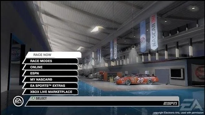 Nascar Interactive 3D Garage
