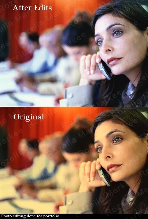 Photo edit to correct lighting and color.