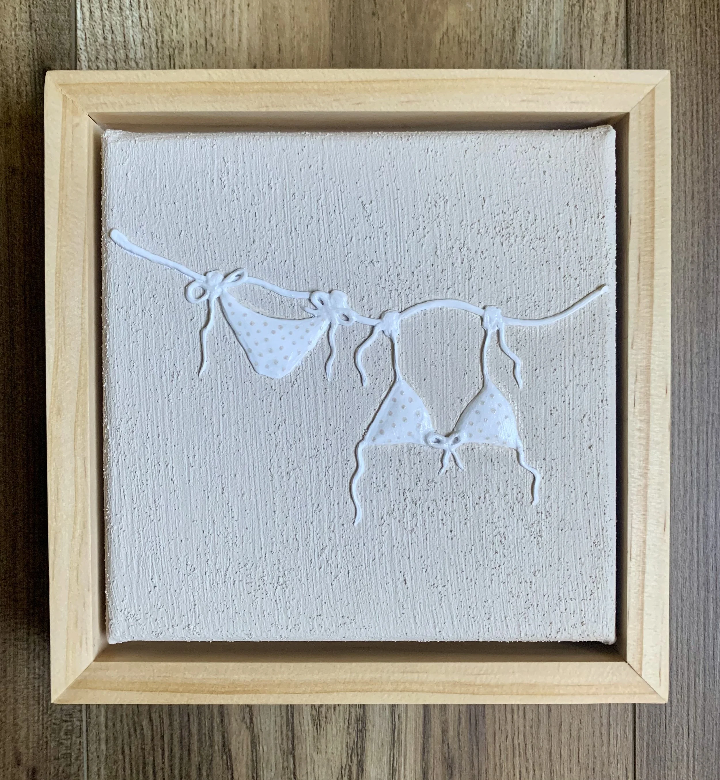 After the Beach- 3D Bikini Art on Canvas
