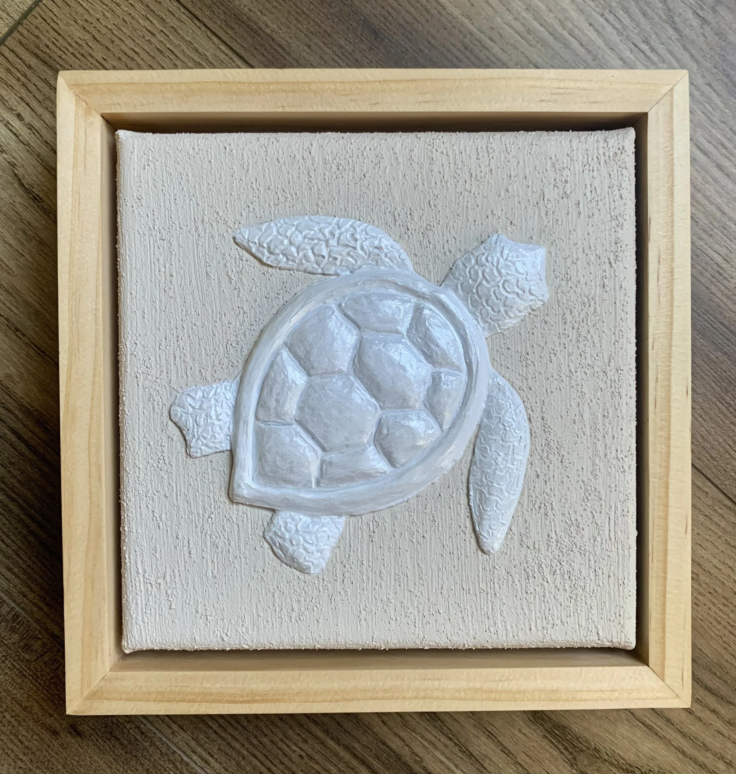 Handcrafted 3D Sea Turtle Canvas Art