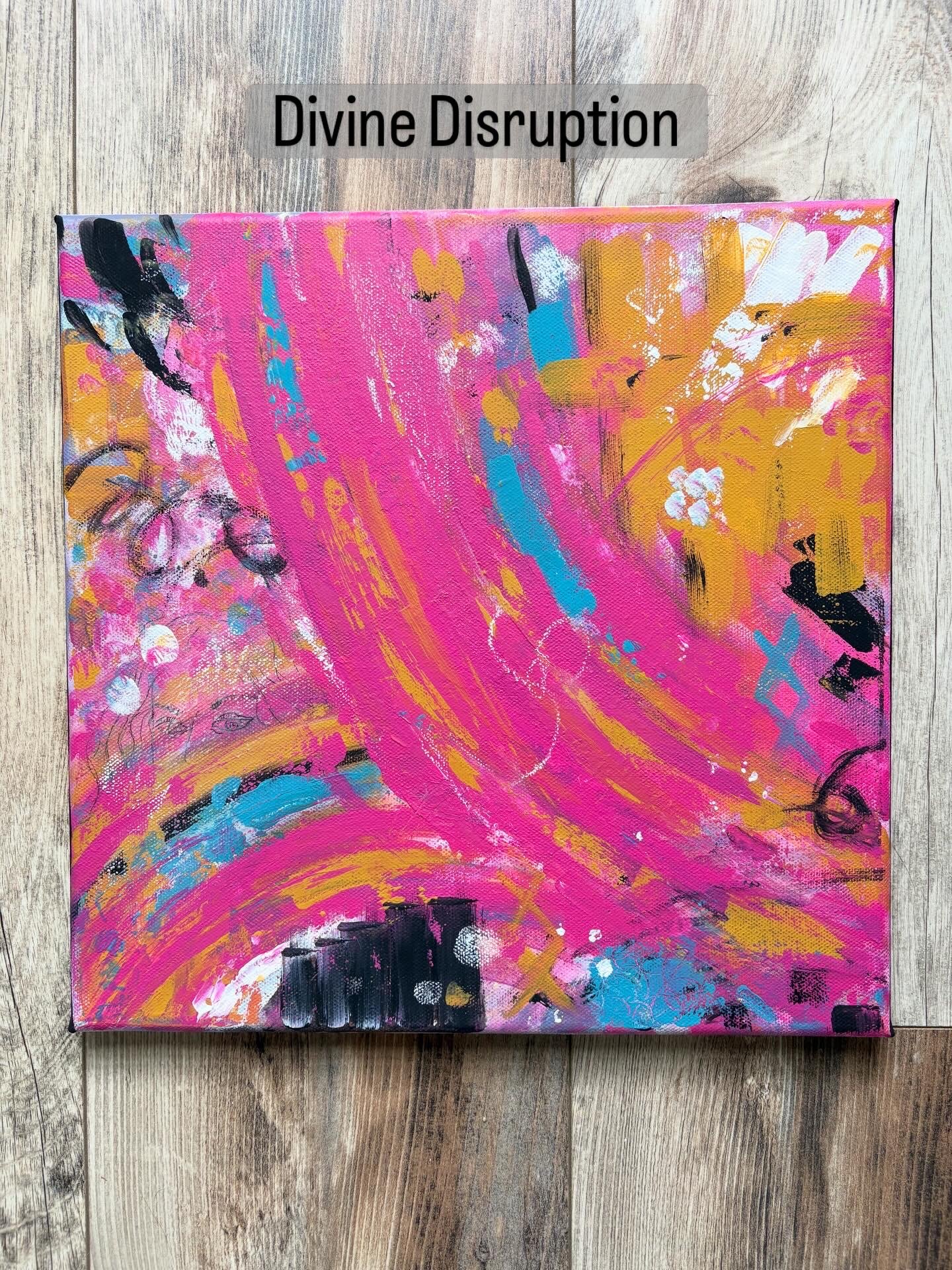 Divine Disruption - Abstract Art Canvas