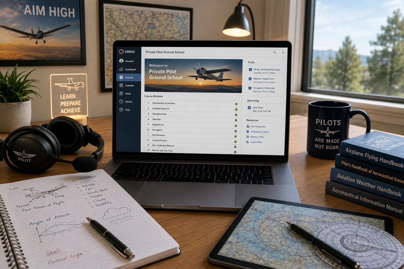 Instructor-led Online Ground School