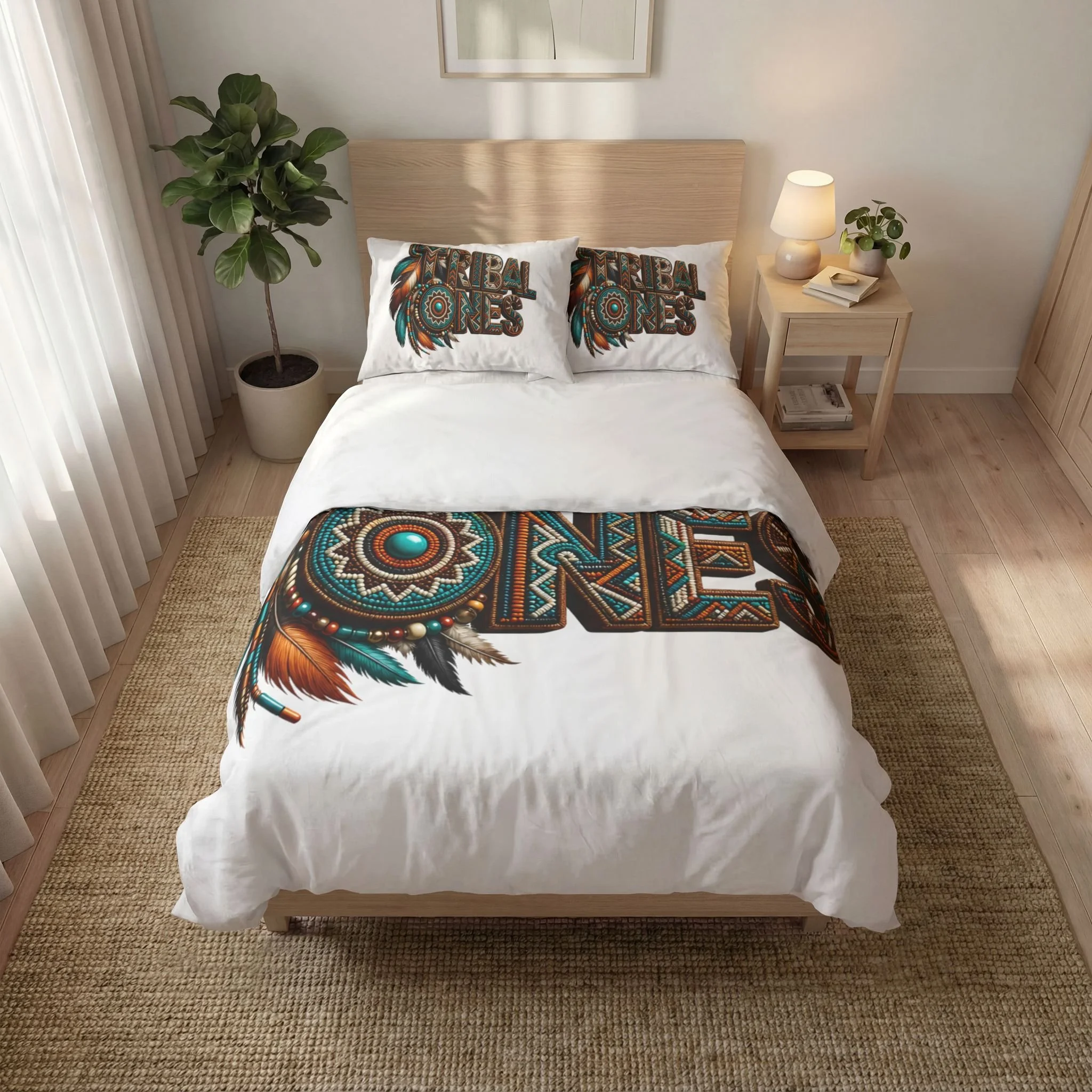 Tribal Ones Logo Quilt Cover Set