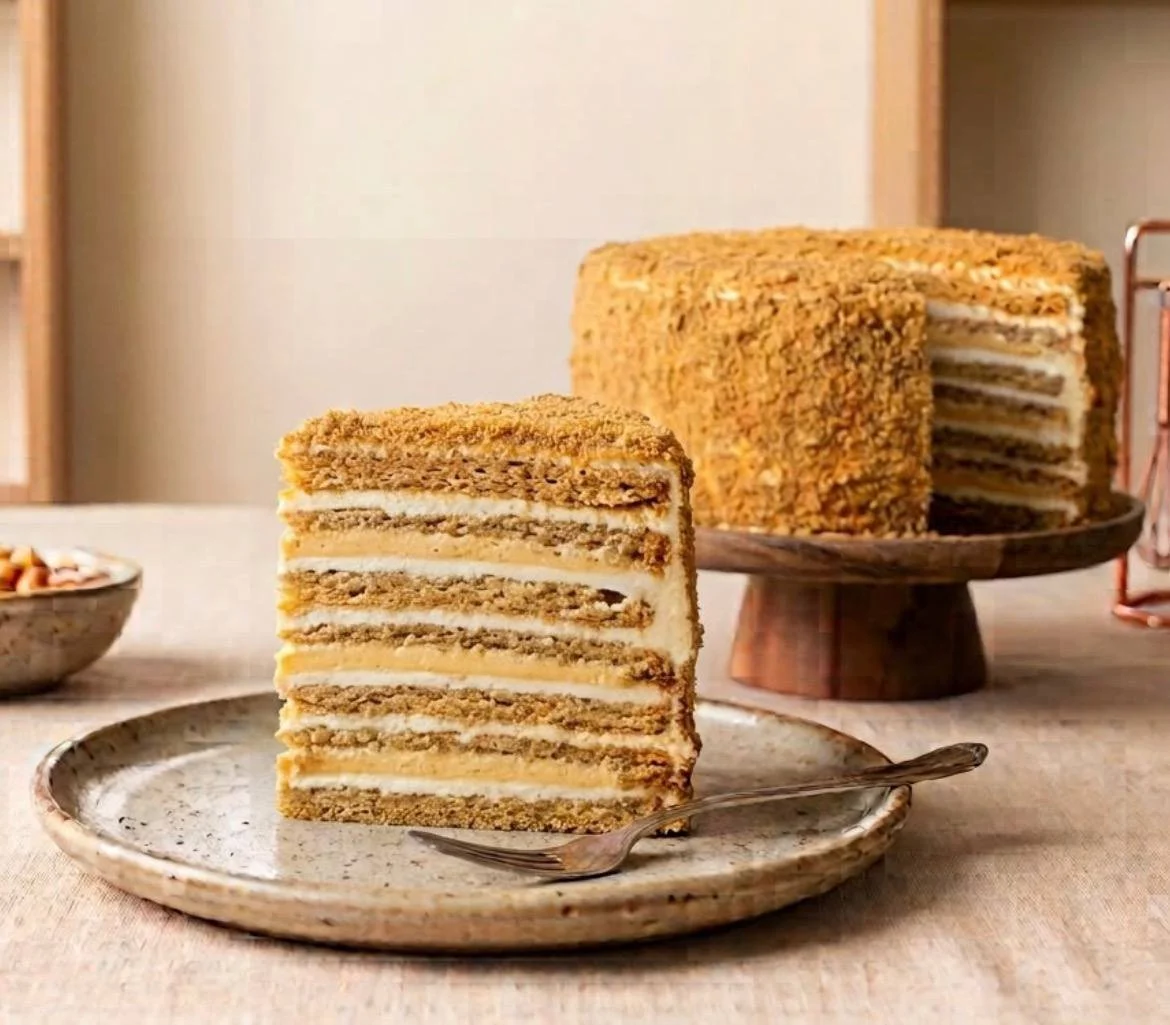 Honey Cake with Orange curd <br> (From CA$45)