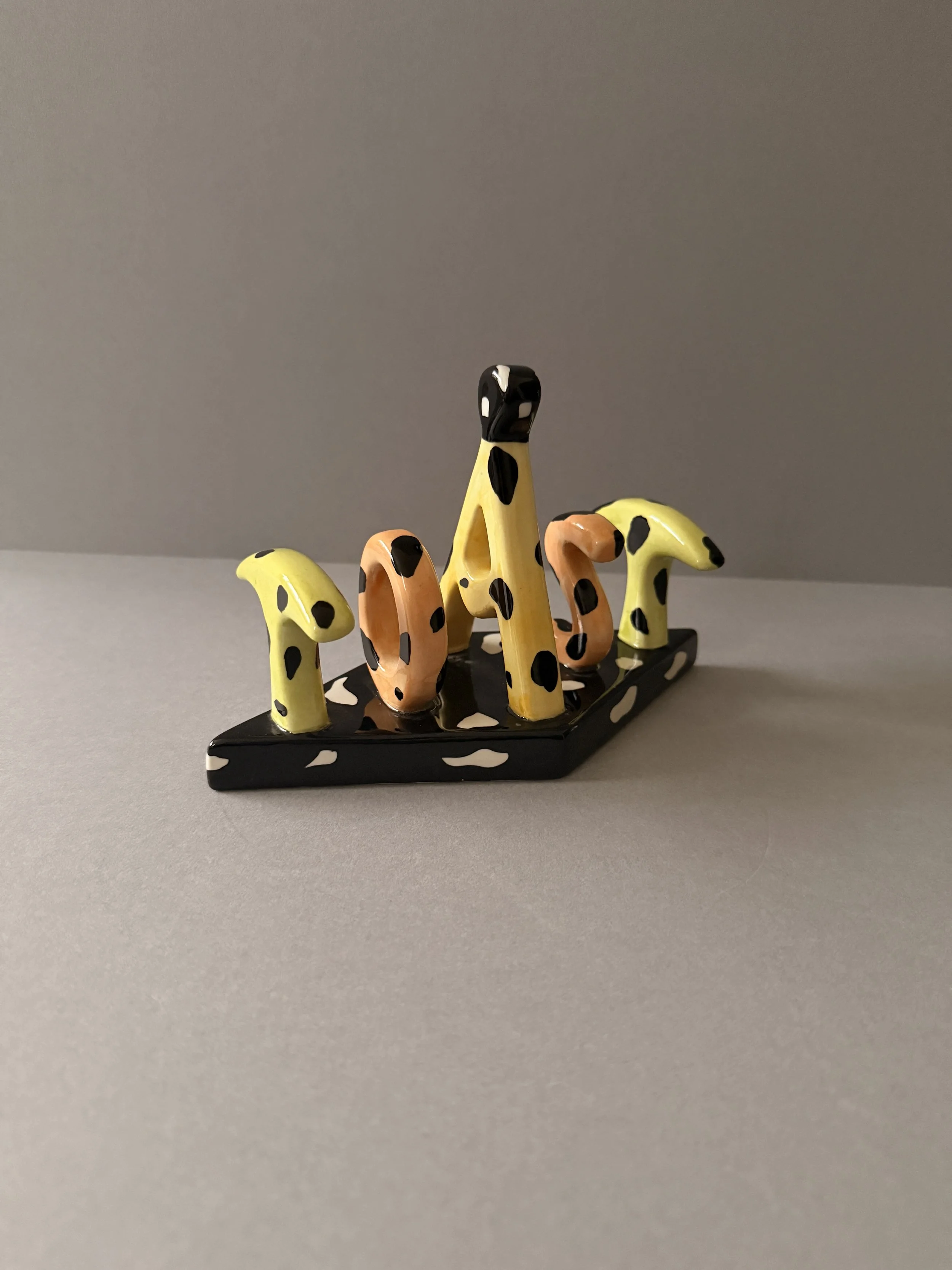Lorna Bailey Rare Early TOAST Rack – Old Ellgreave – Signed