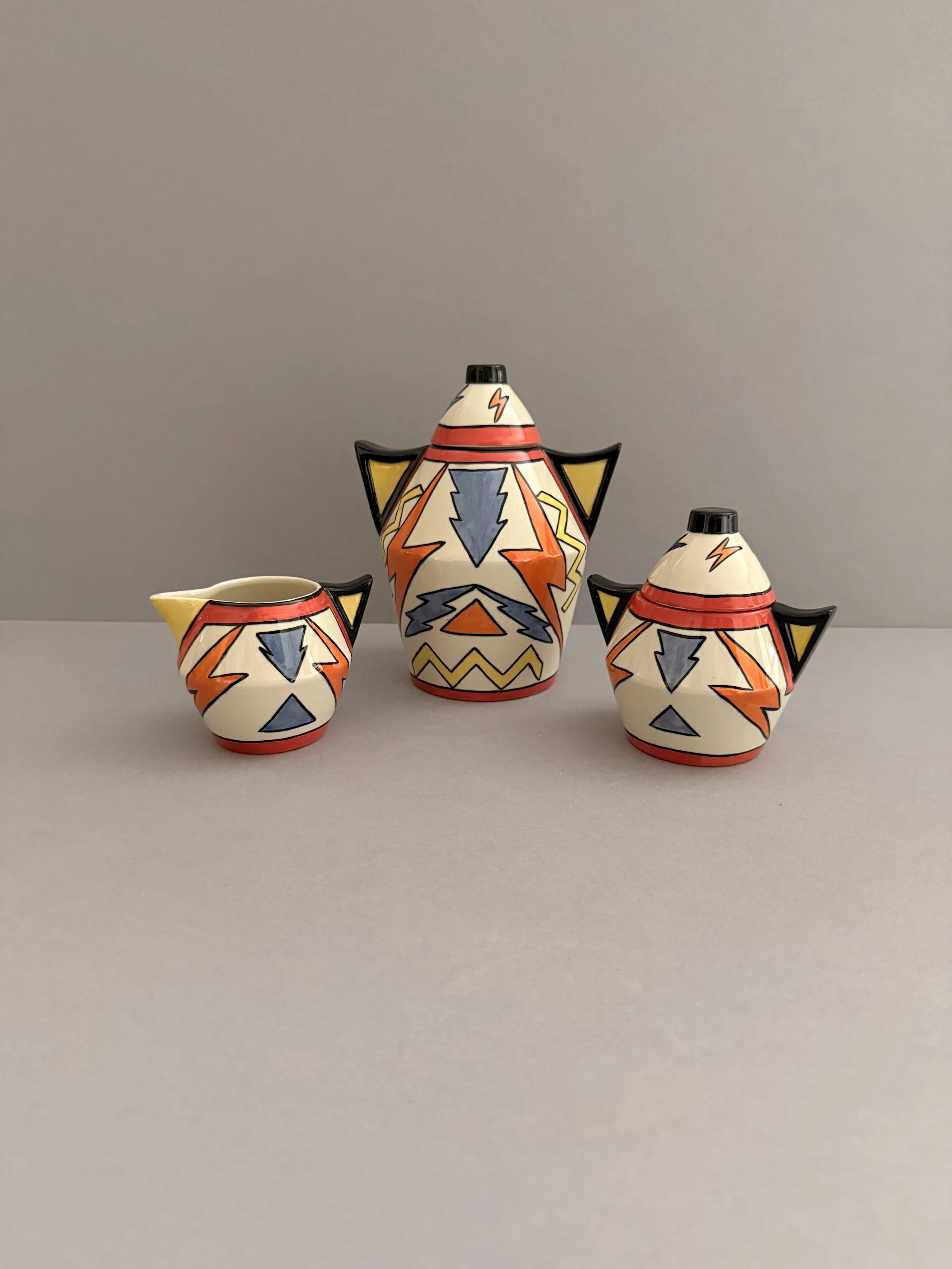 Lorna Bailey Tempest Limited Edition Three-Piece Tea Set – No. 13/350
