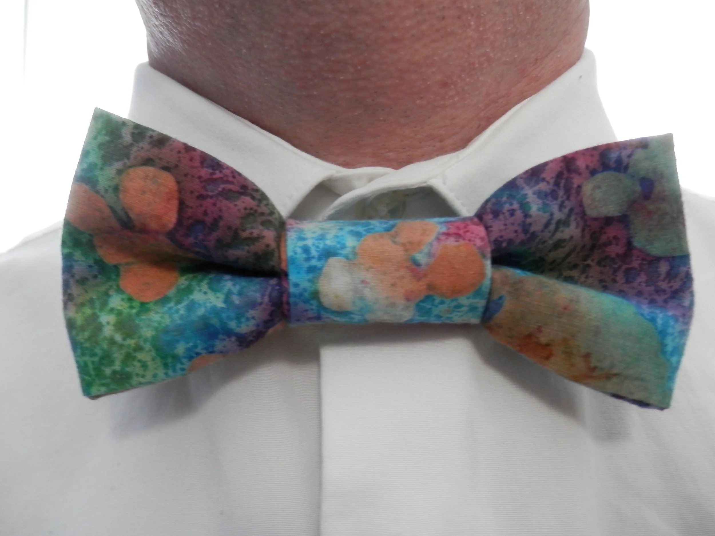 Men's Fabric Bow Tie "Watercolors"