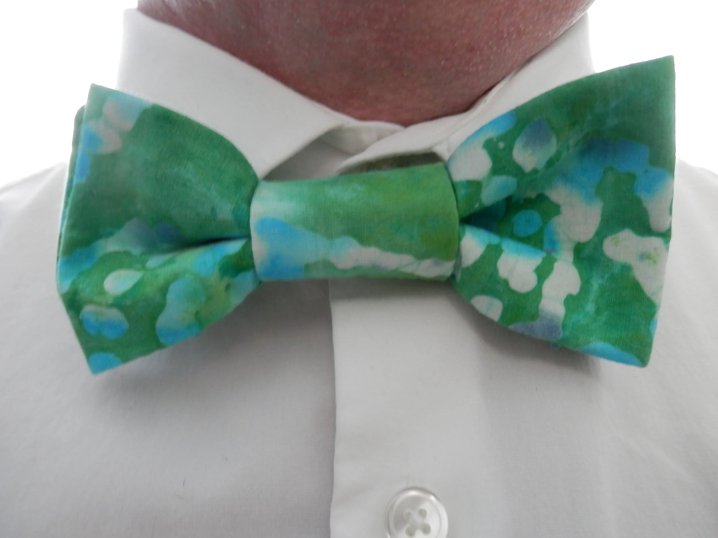 Men's Fabric Bow Tie "Paint Droplets"