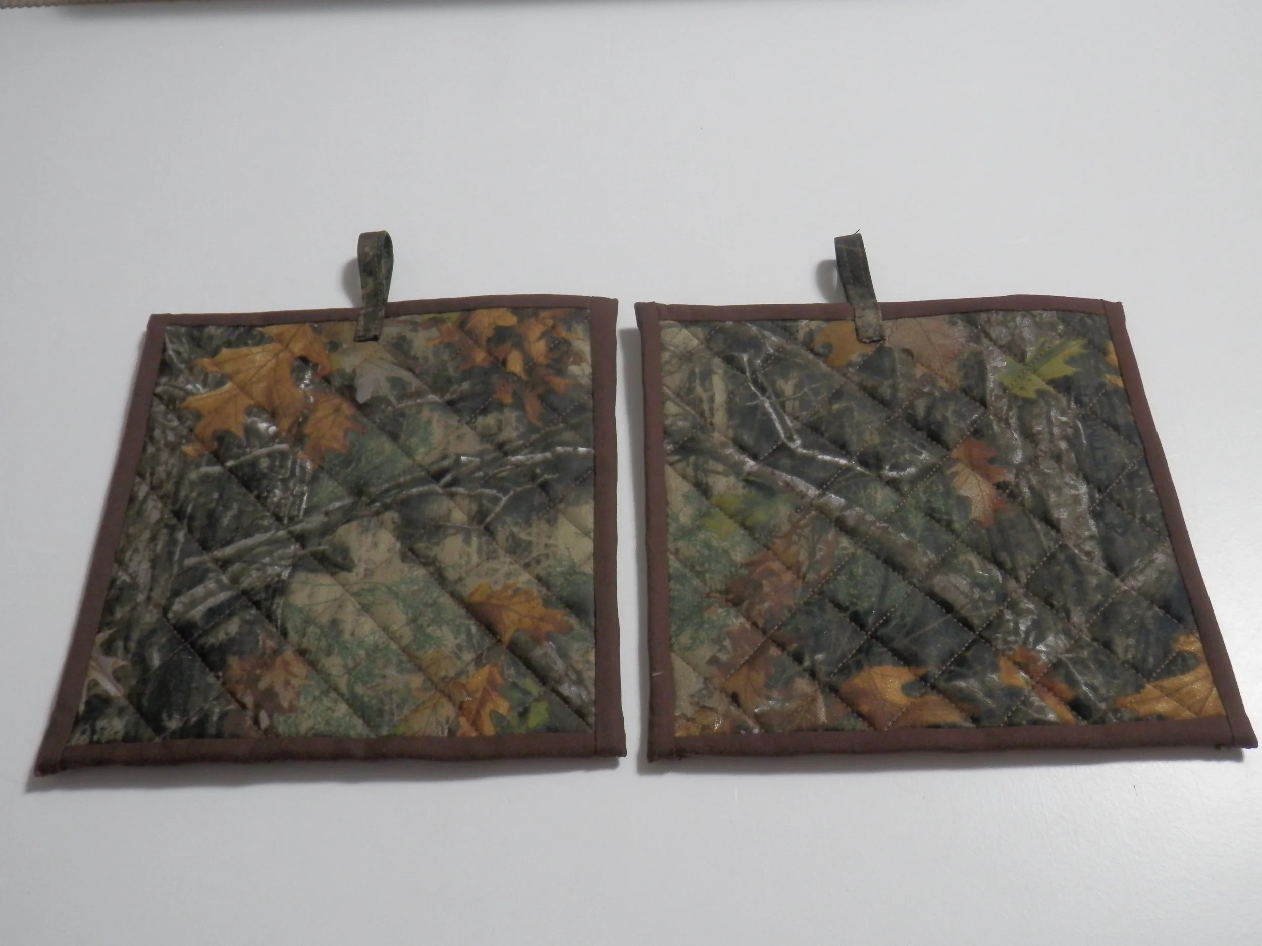 Camouflage Potholders Set of 2