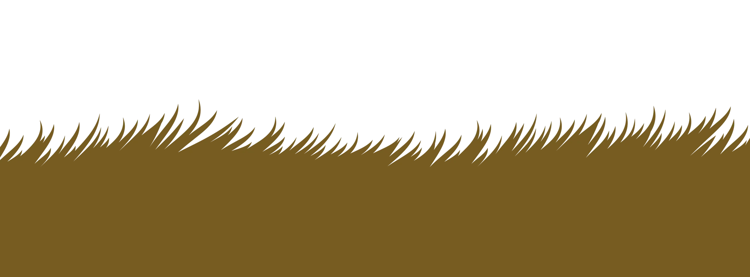 A field of dry, golden grass with a black line of trash or debris on the ground.