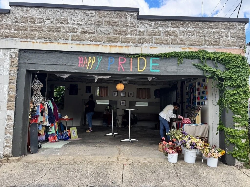 Garage sale with a