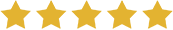 A set of five gold stars