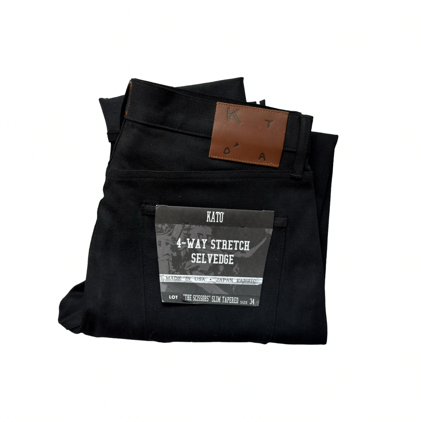 Kato Selvedge Japanese Denim Jeans (34x34)