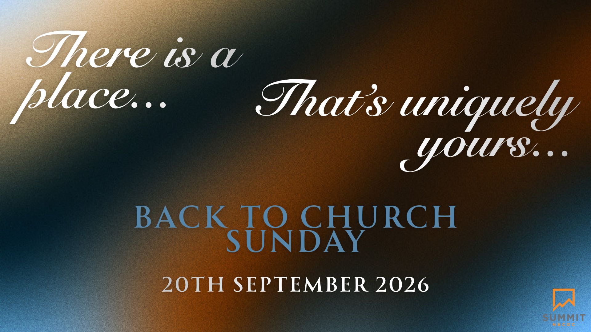 Back to church Sunday