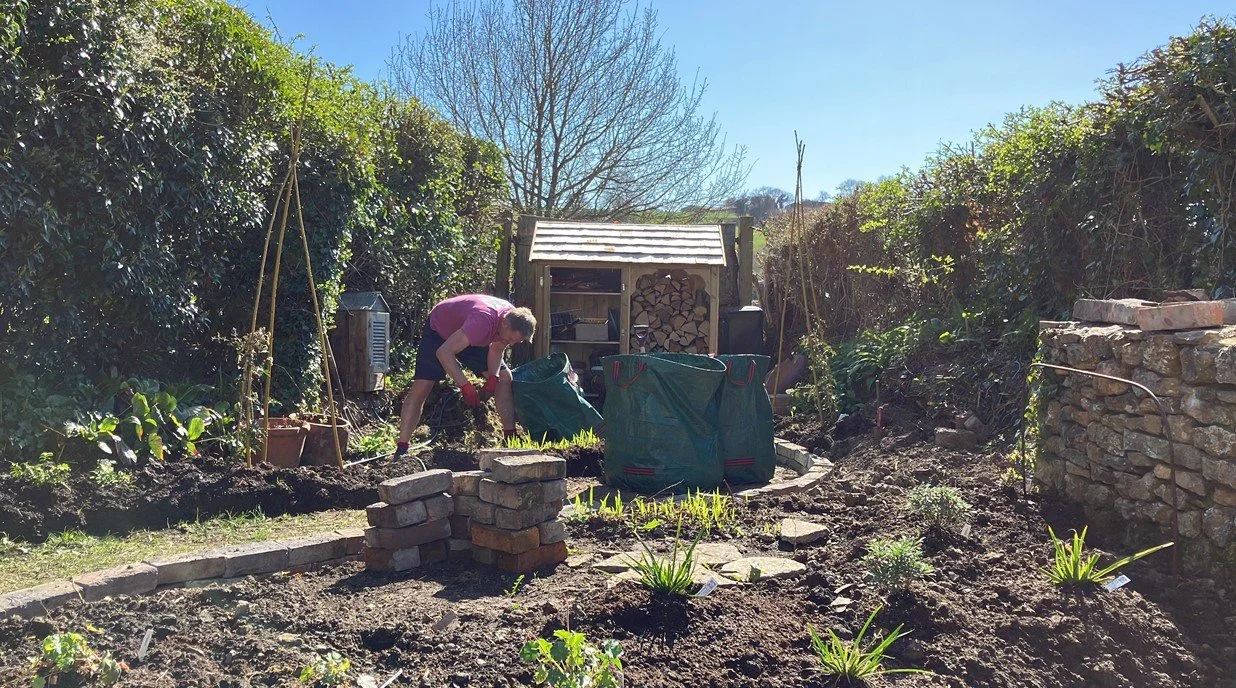 Planting and Path in Progress