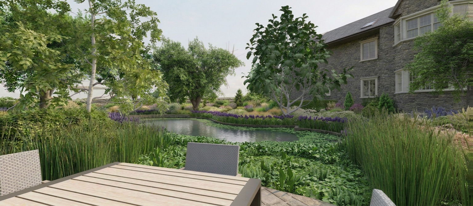 Wildlife Garden with Natural Swimming Pond, Bristol