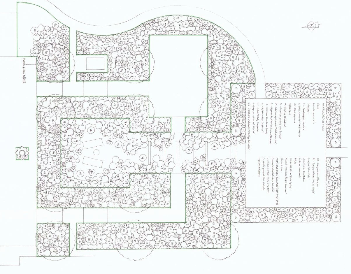 Planting Plan - Main Borders