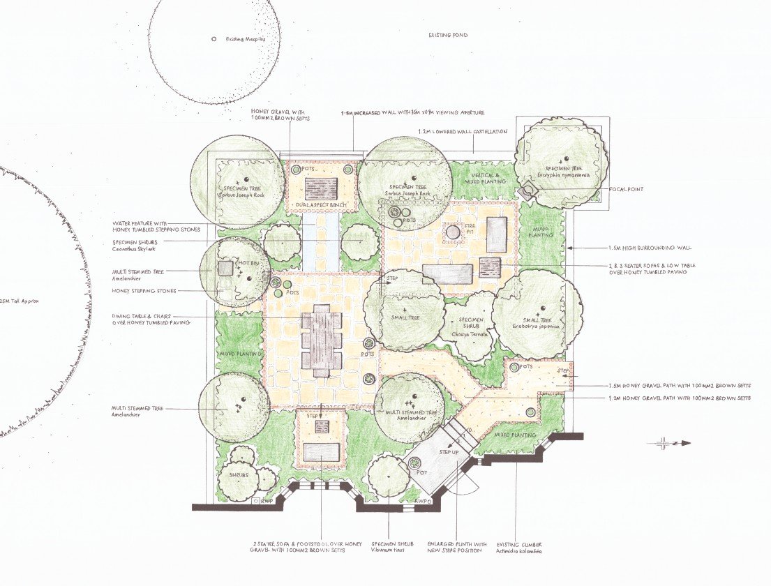 Hand Drawn Concept Plan
