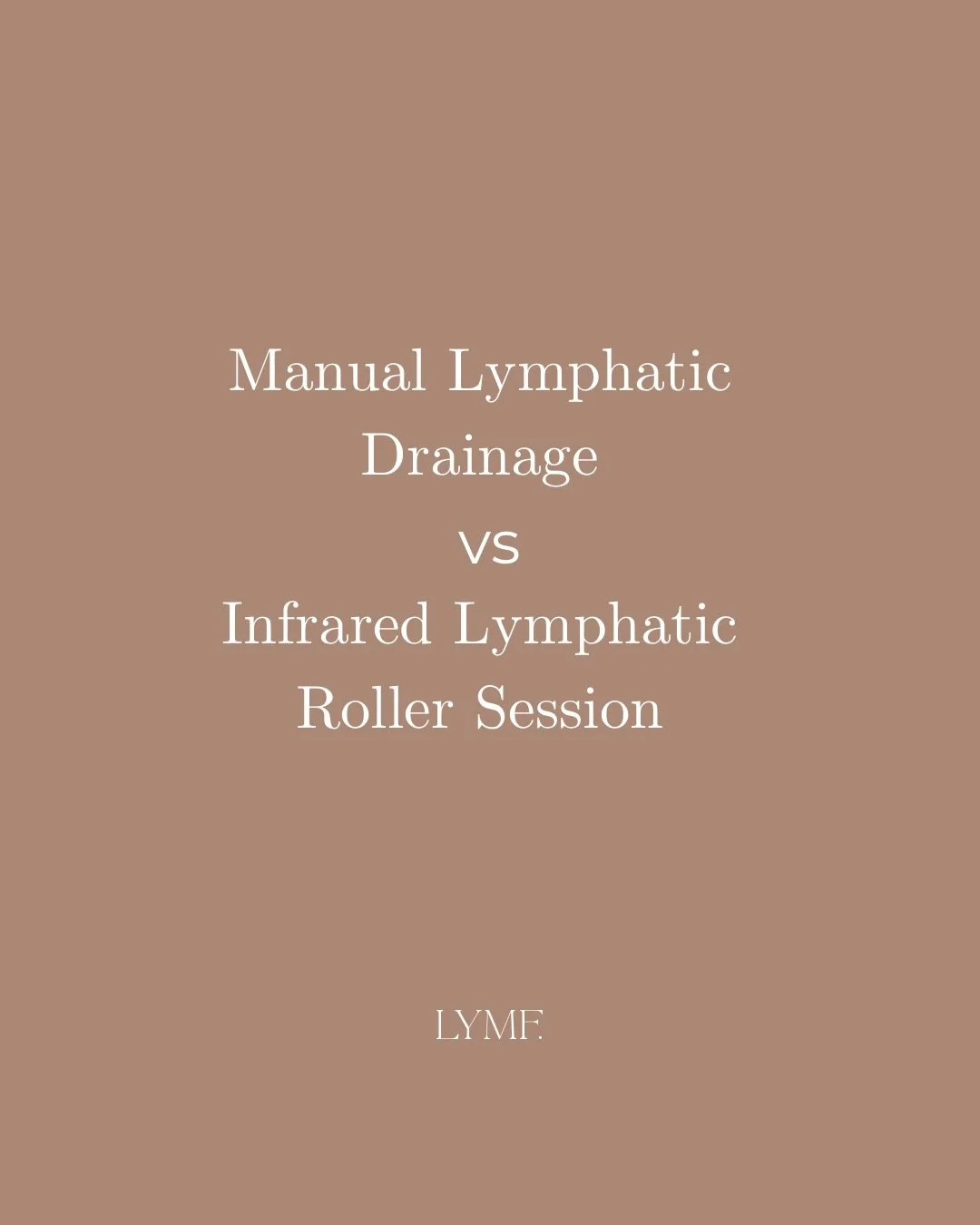 Not sure whether manual lymphatic drainage or an infrared lymphatic roller session is right for you?

The truth is... there&rsquo;s no one-size-fits-all answer.

Manual lymphatic drainage is hands-on, gentle and
deeply therapeutic - ideal when you&rs