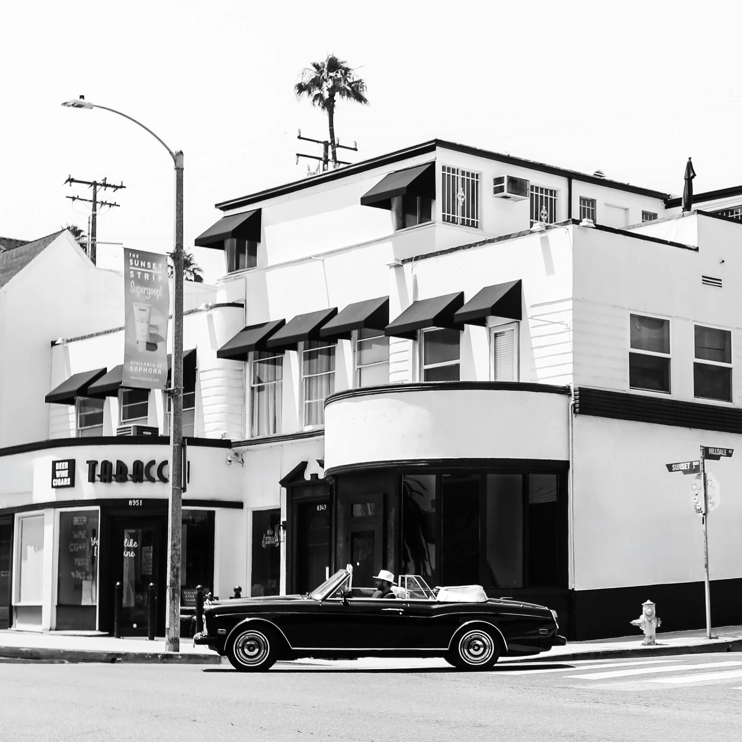 Cruisin' in style on Sunset Blvd