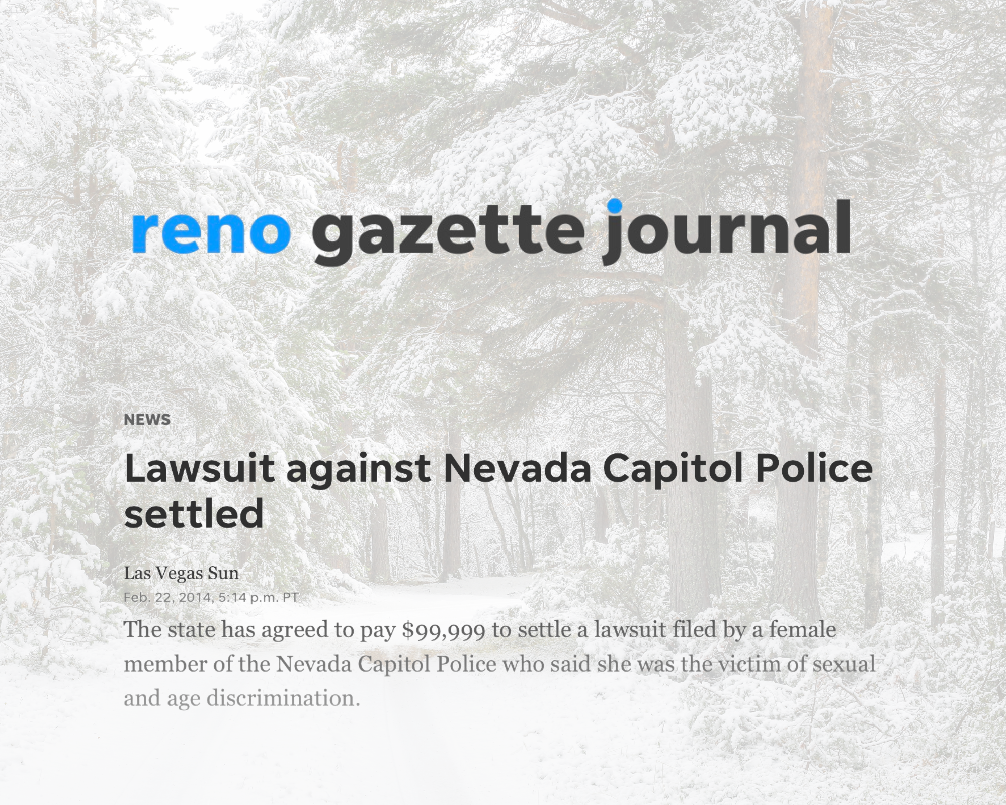 Las Vegas Sun & RGJ: Sexual Harassment and Gender Discrimination Ruling