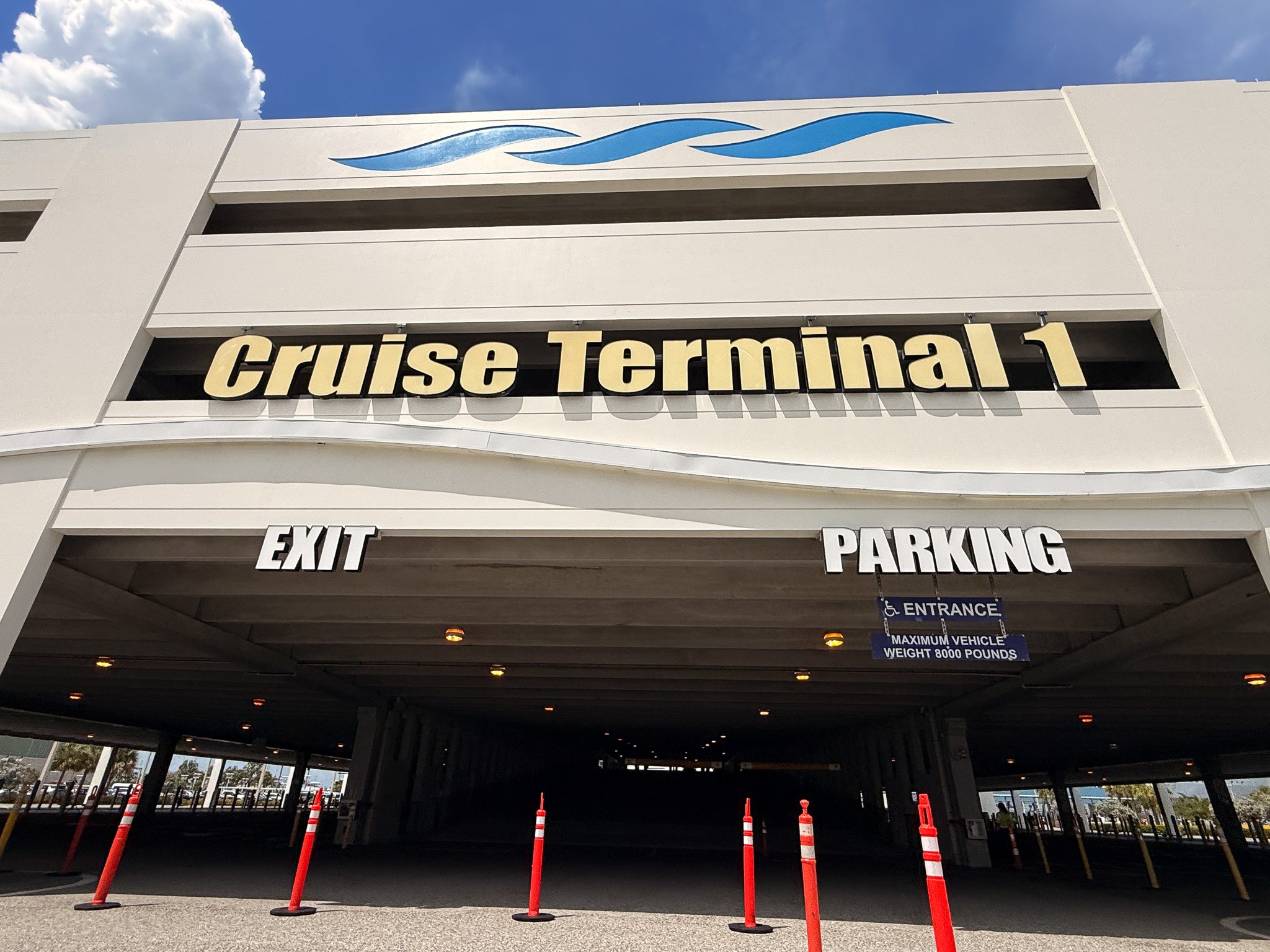 Cruise Terminal 1 parking entrance.jpg