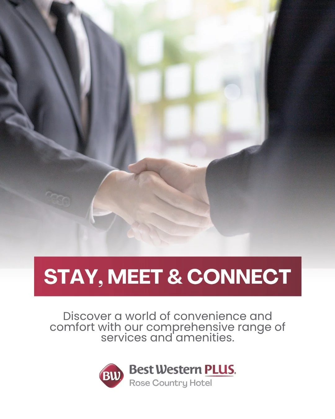 Business trips should feel effortless.
From professional meeting spaces to comfortable accommodations and great dining, Rose Country Hotel has everything your team needs all in one place.

#BusinessTravel #CorporateMeetings #MeetingVenue