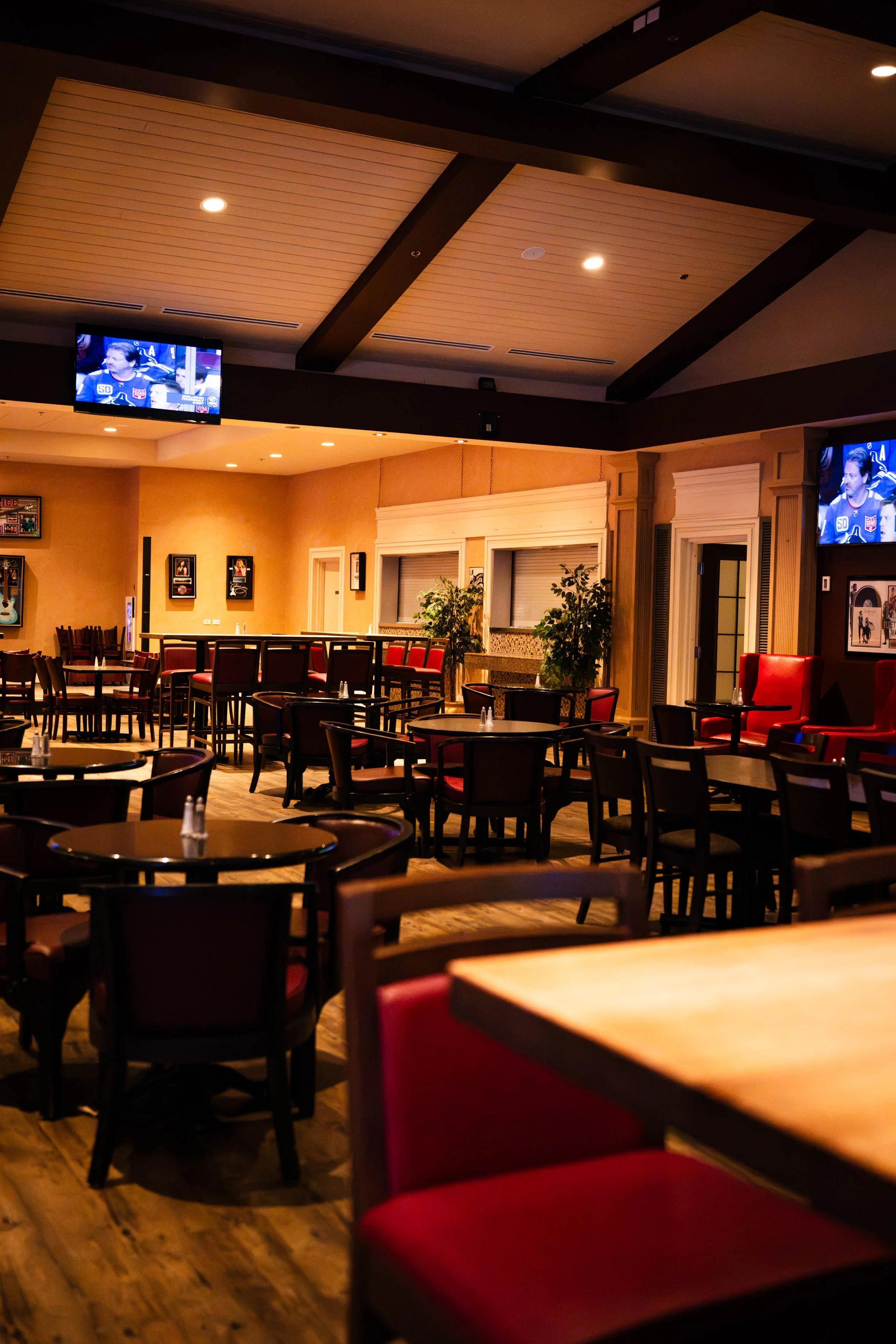guest seating at Joker's Den