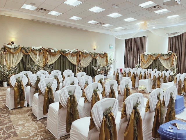 Regal Ballroom 2 set up for wedding cerimony