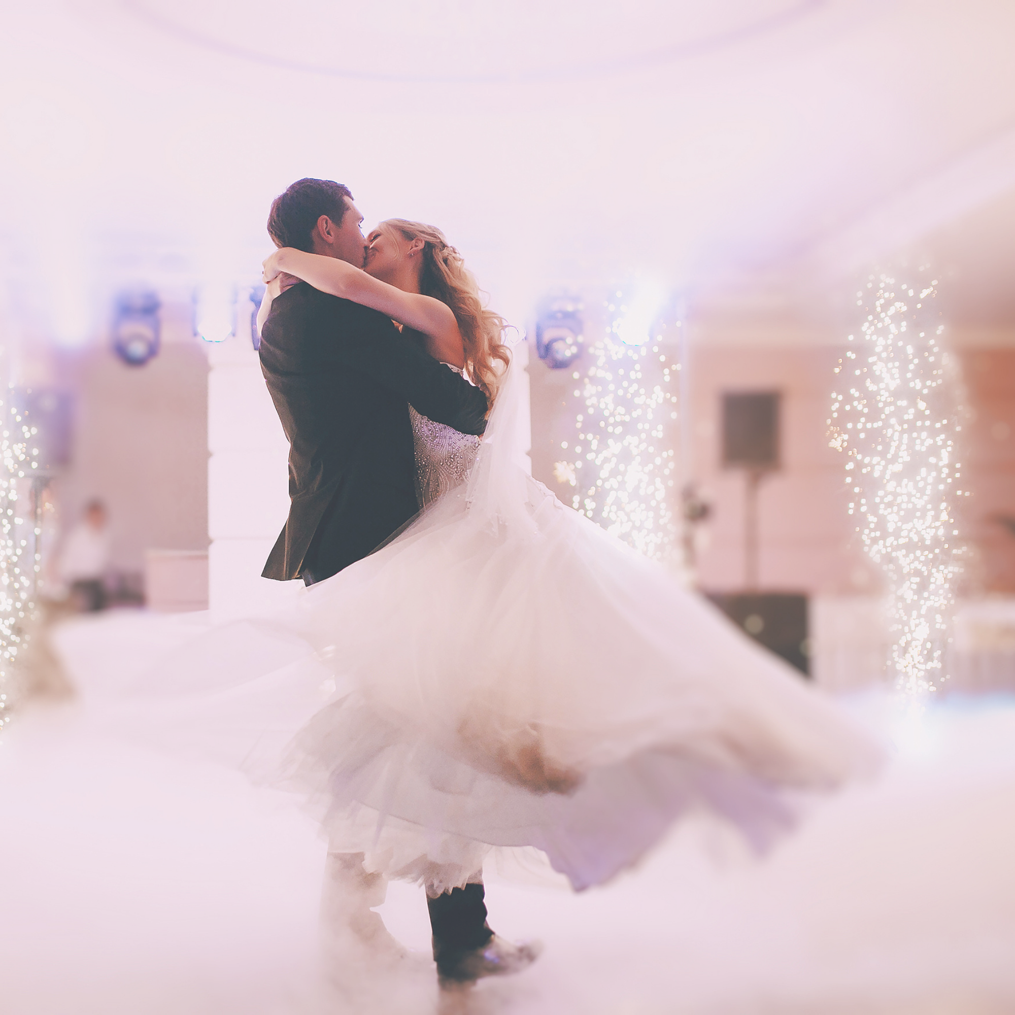 Bride and Groom dancing at their wedding