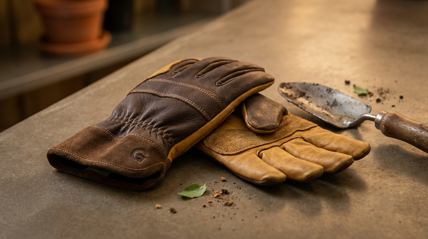 Leather Garden Gloves