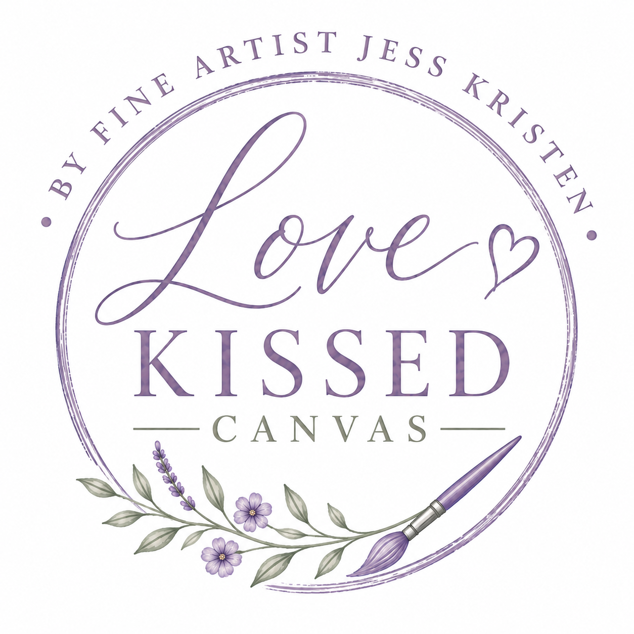 Love Kissed Canvas