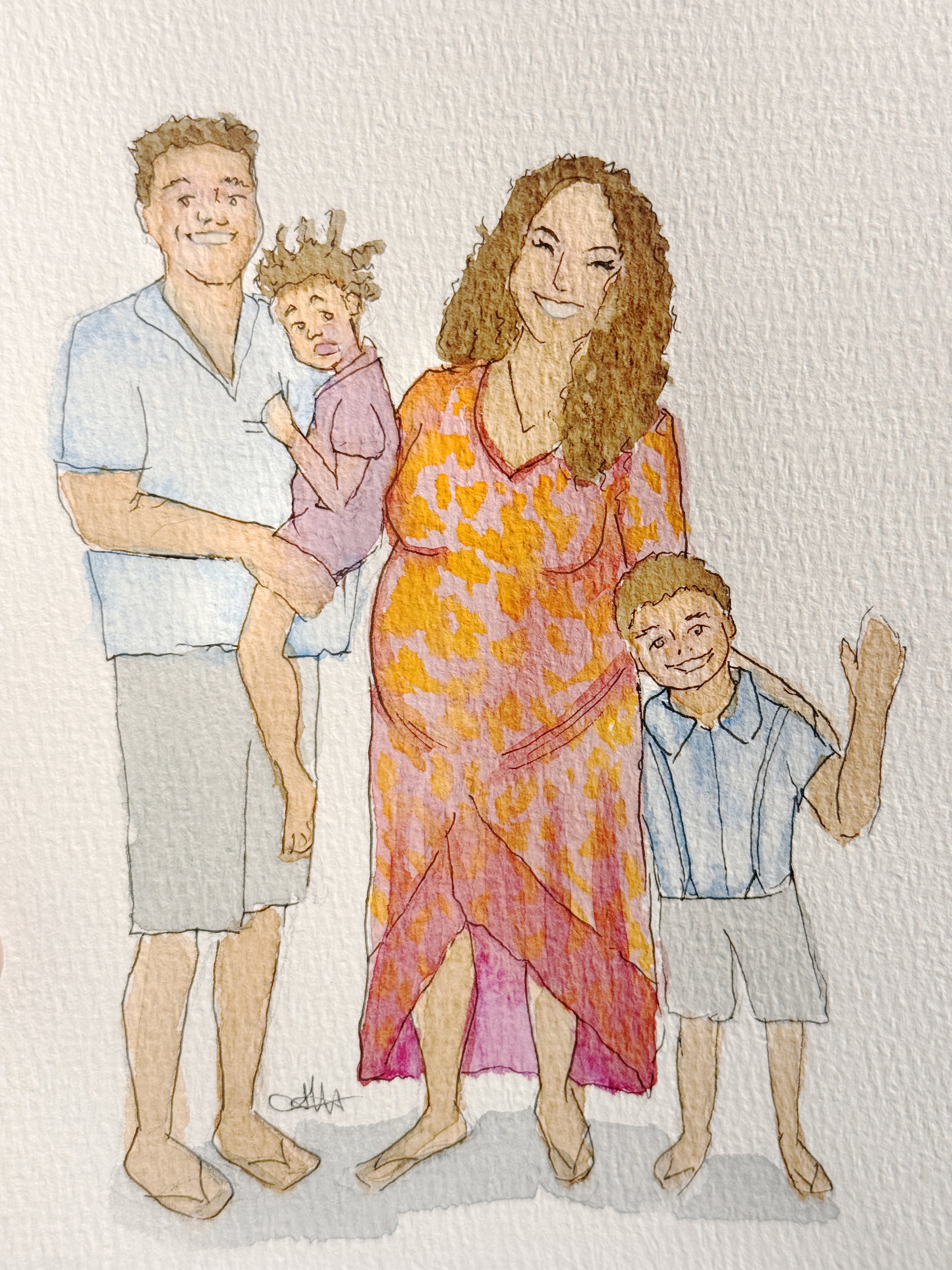 Watercolor Guest Illustrations