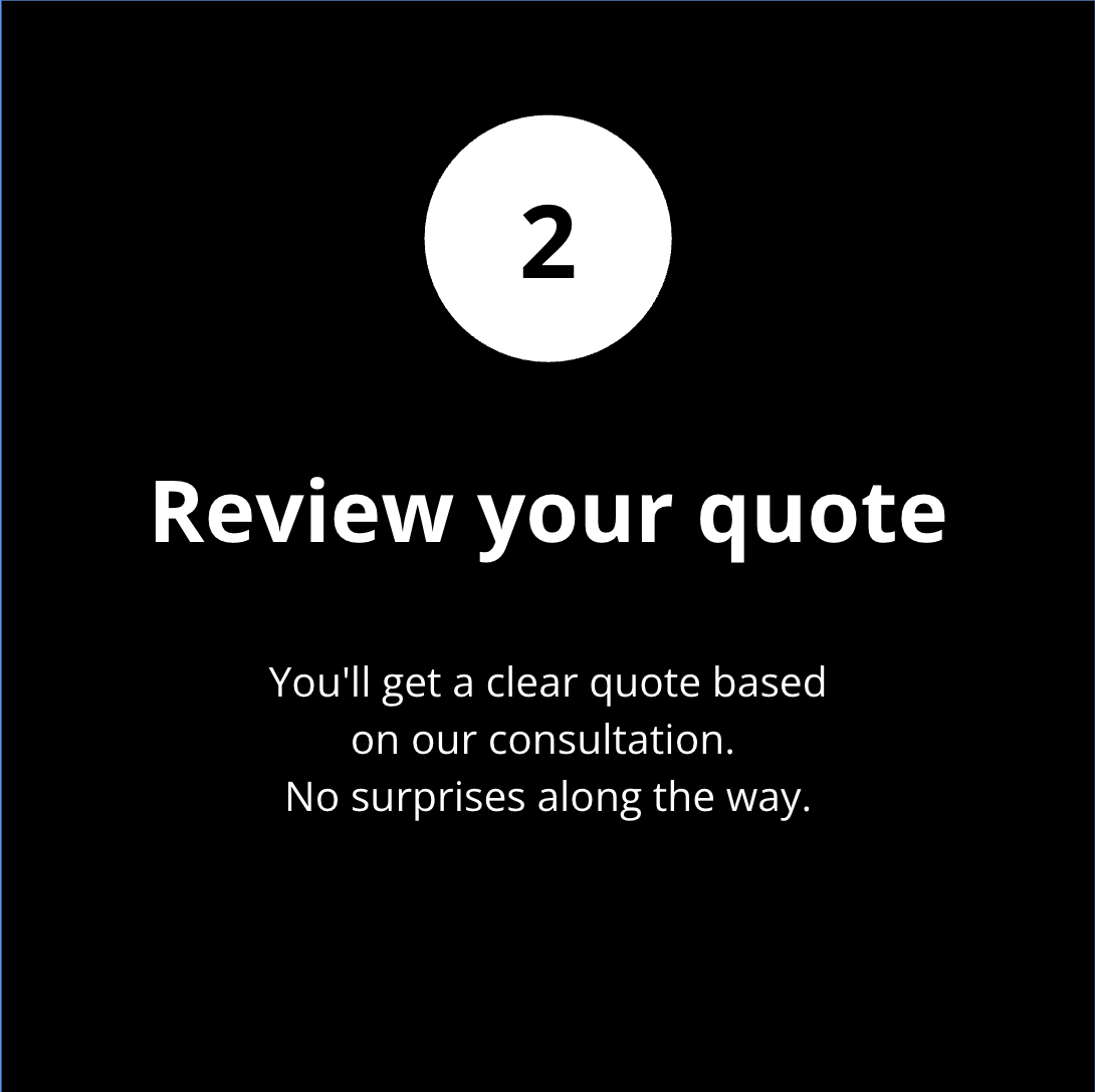 2. Review your quote