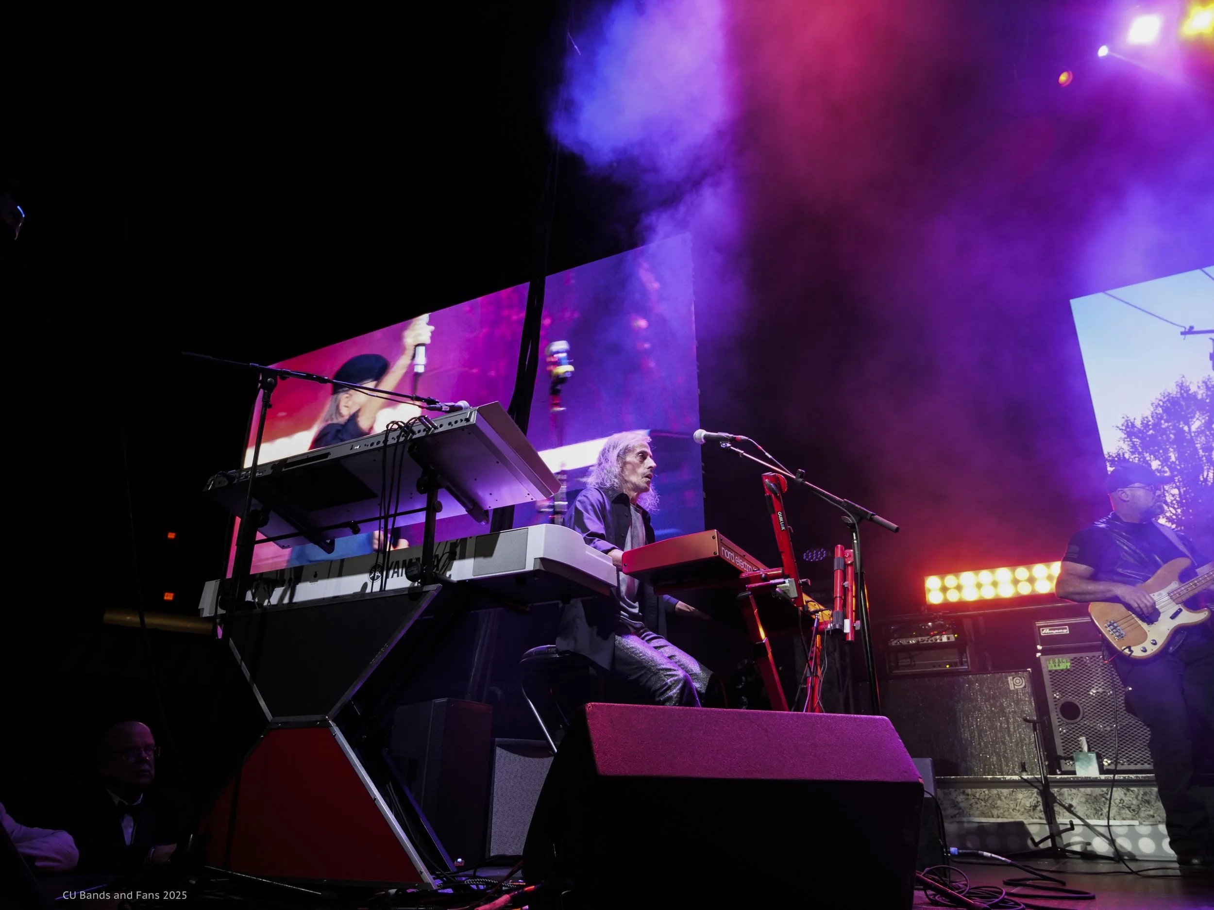 Michael Mesey on the keyboards at the REO Legacy Concert