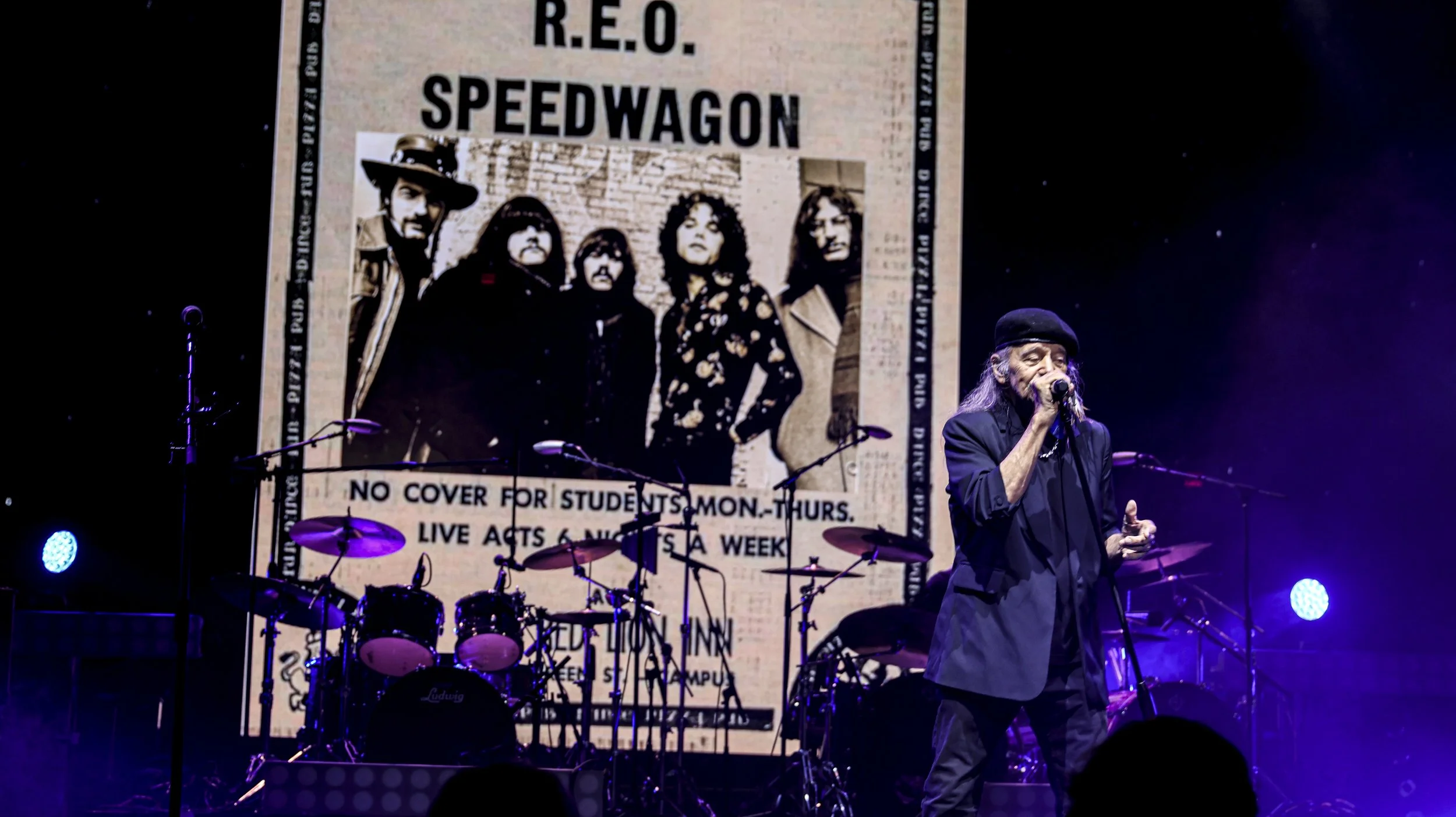 Terry Luttrell Live On Stage -  Concert Poster From His Time as  The Original Lead Singer Of REO Speedwagon