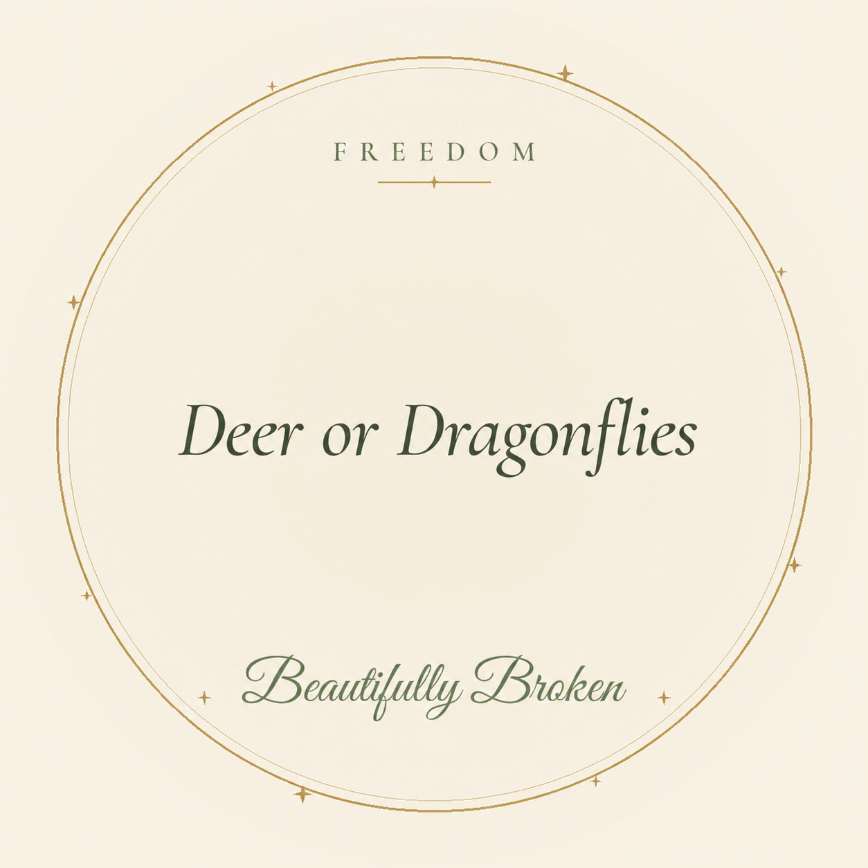 4. Deer or Dragonflies
