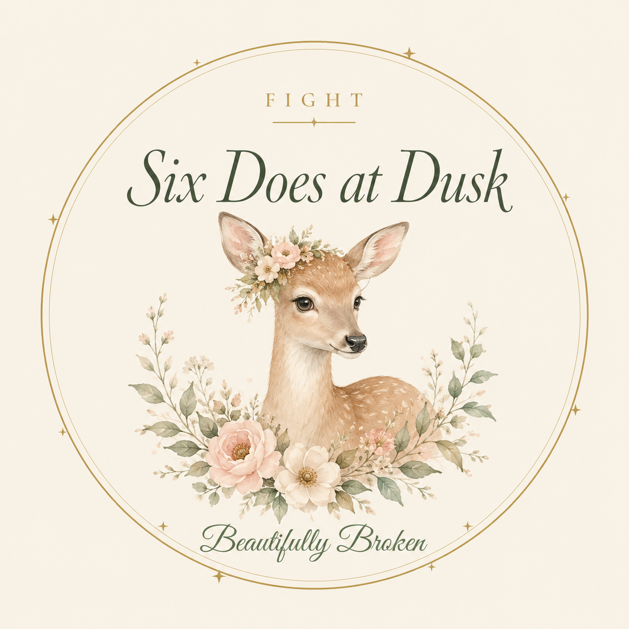5. Six Does at Dusk