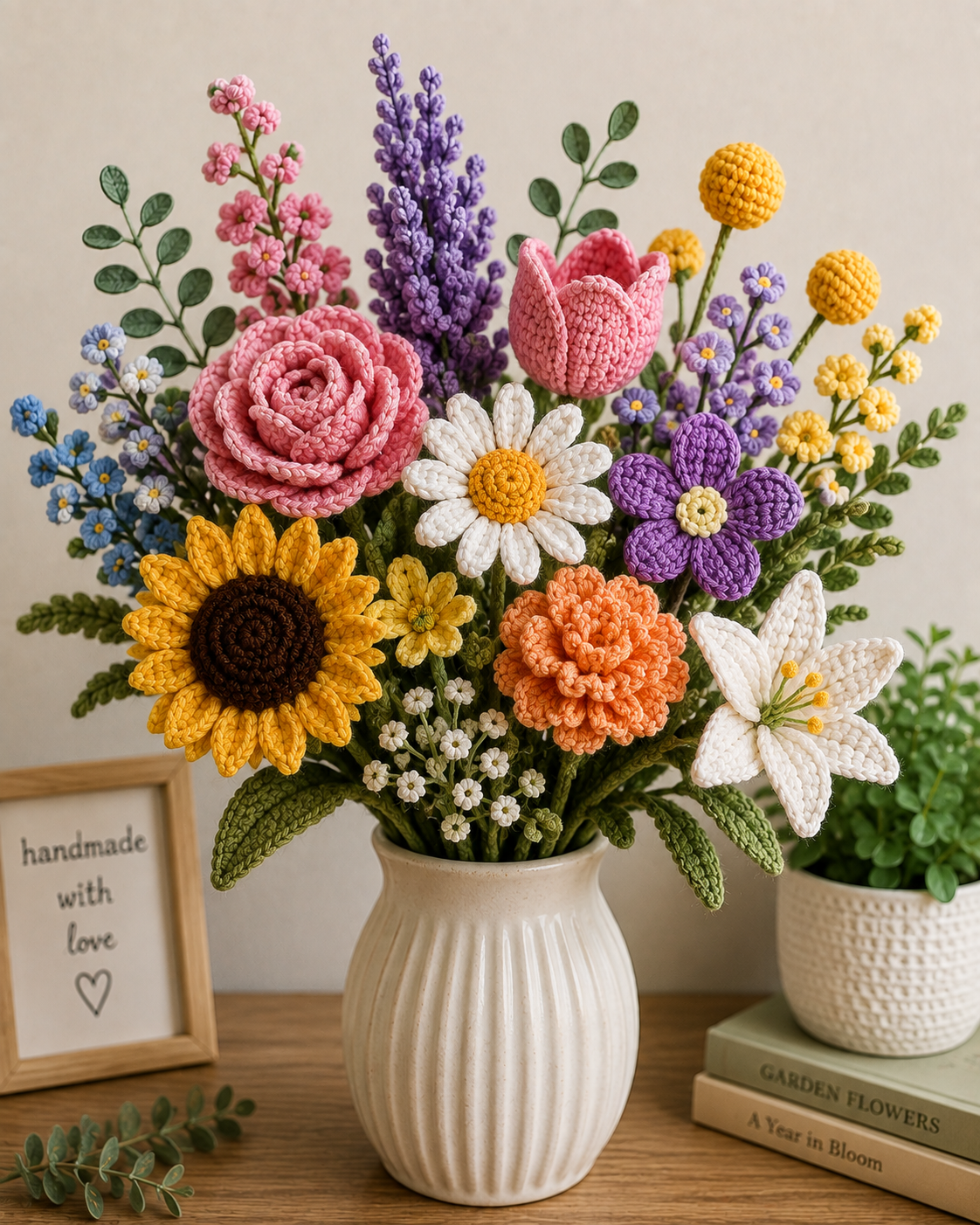 Crochet Flower Bouquet