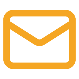 Icon of a yellow envelope with a black outline.